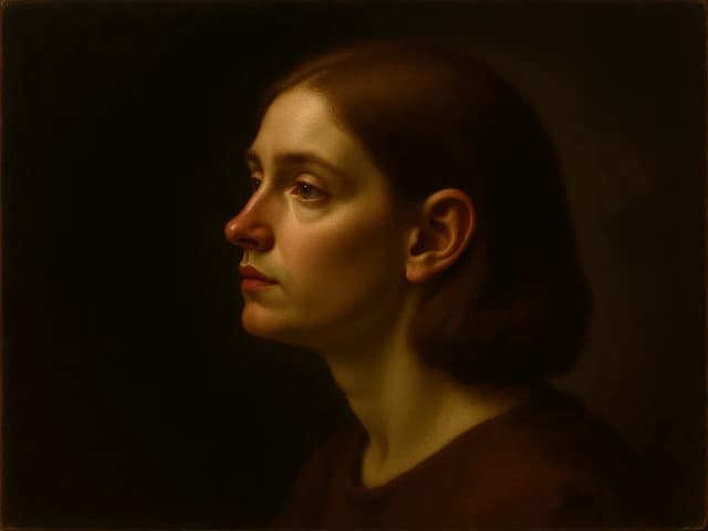 Colorized portrait after colorization.